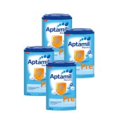 【德国直邮】4件套丨Aptamil 爱他美 原装蓝罐奶粉 Pre段 0-3个月 800g/罐