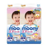 2包装|Moony 尤妮佳 日本 纸尿裤 L54