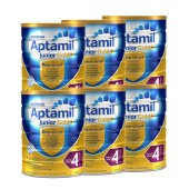【悉尼直邮】6件套丨Aptamil 爱他美 新西兰 金装版奶粉4段 900g