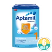 【德国直邮】6件套丨Aptamil 爱他美 原装蓝罐奶粉 1段 0-6个月 800g/罐