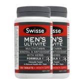 2件套丨Swisse 斯维斯 澳大利亚 男士终极复合维生素片 120片/瓶