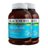 2件套丨Blackmores 澳佳宝 澳大利亚 深海鱼油胶囊 无腥味 400/瓶