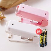浪漫樱花 日本 封口机 + 电池 粉色 组合装 10.2*3.7*3cm