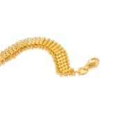 18K金黄色手表链牢固可调节时尚手链18.5cm（含延长链）约7.14g