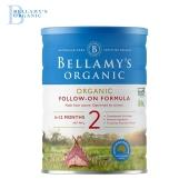 【保税区】Bellamys 贝拉米 澳洲 新版有机配方奶粉2段 6-12个月 900g