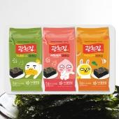 【一般贸易】广川 韩国 Kakao friends 传统调味海苔 （5g*3）*6包