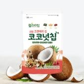 【一般贸易】广川 韩国 广川蔓越莓椰子片 100g*4袋