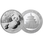 壹禾金铺 2020年熊猫币纪念银币 约30g银质纪念币
