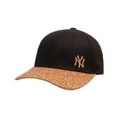 【韩国直邮】 MLB 美职棒联盟 潮流亮片棒球帽 黑棕拼色
